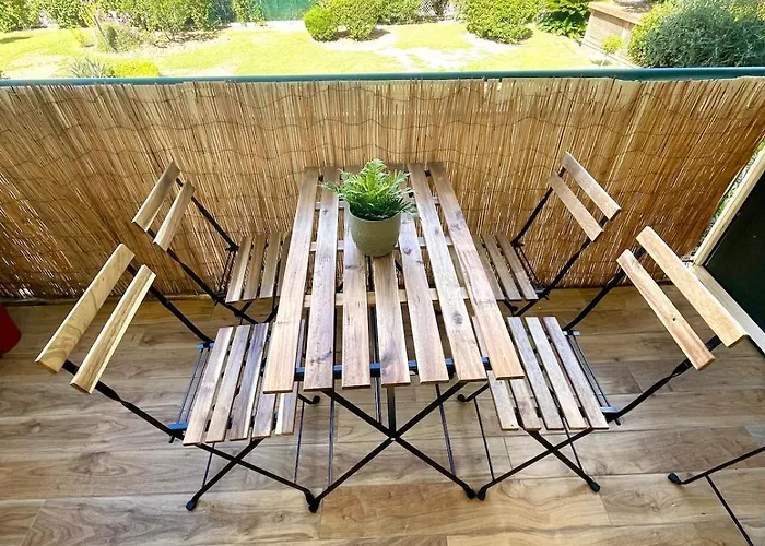 Peaceful In With Terrace, Parking Niza