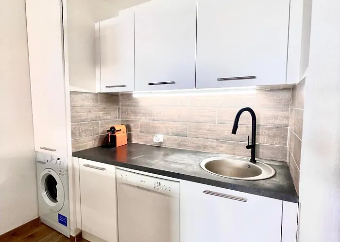 Apartamento Peaceful In With Terrace, Parking Niza